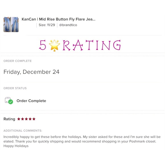 STILL INTERESTED RELISTED UNDER JEANS KanCan | Mid Rise Button Fly Flare Jeans - Picture 7 of 16